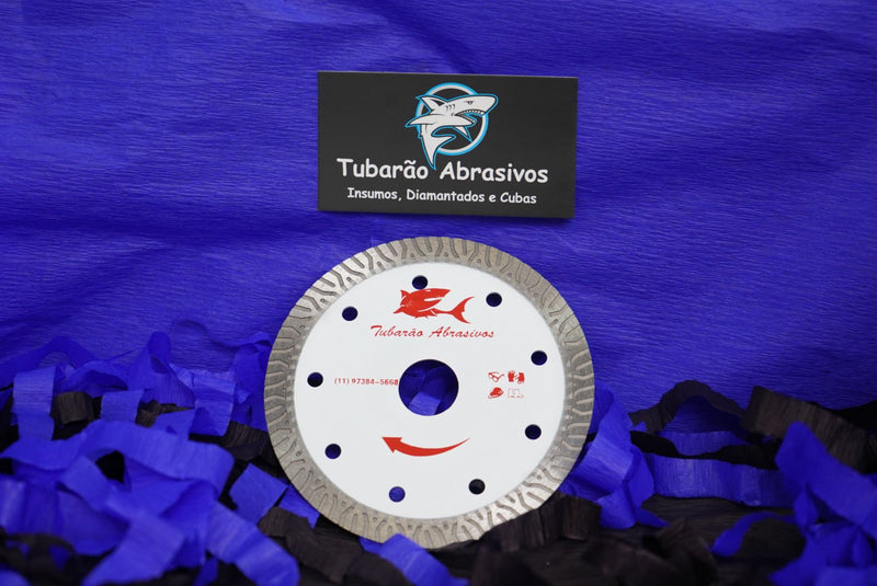 Disco turbo fino (FORMA Y) - 110x12MM com furo de 20MM - Tubarão Abrasivos